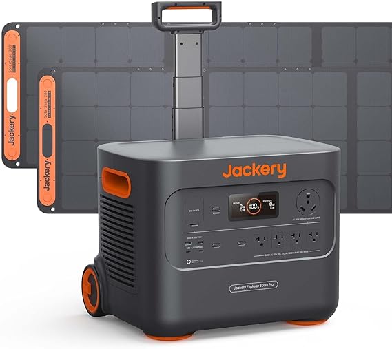 Jackery Solar Generator 3000 PRO 400W