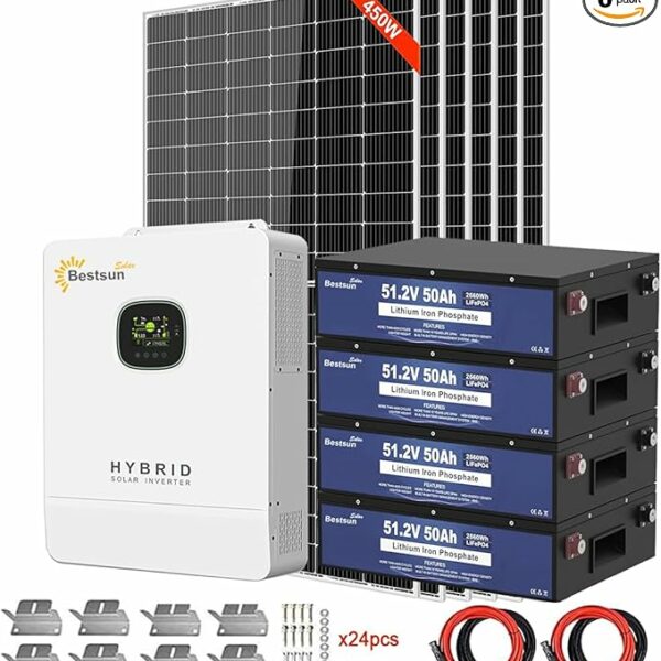 BPS-10000W Solar Power System with 2700W Solar Panels