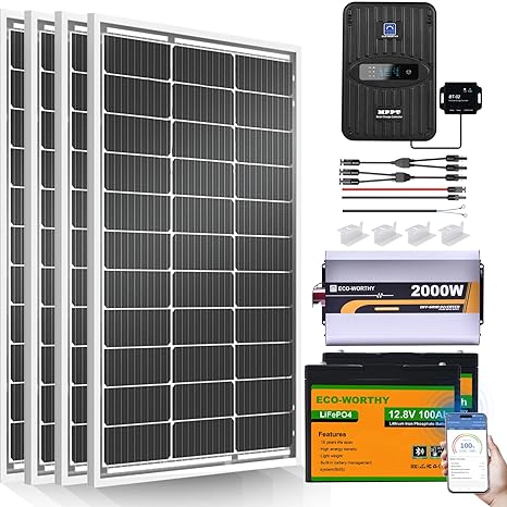 ECO-Worthy 1.6KWH Complete Solar Panel Kit